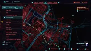 Cyberpunk 2077 - Enabling NCPD hustle scans on map!
