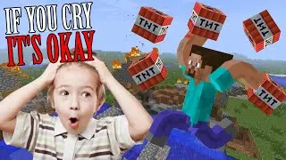 KIDS ALMOST CRY AFTER LOSING EVERYTHING [Minecraft Trolling And Griefing]