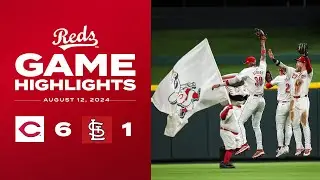 Cardinals vs. Reds Game Highlights (8/12/24) | MLB Highlights