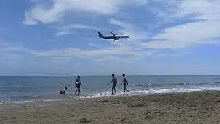 Mackenzie Beach Plane Landing, Larnaca  - Part 1
