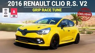Forza Horizon 5 - 2016 Renault Clio R.S. Concept - A Class Grip Race Tune V2 (MEMBERS ONLY)