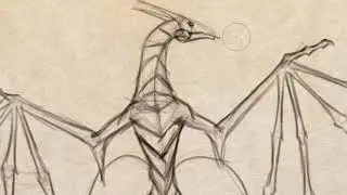 How to Draw a Dragon Part 3 of 5   Drawing the Head || Sycra -TS Archives
