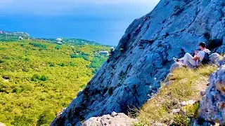 КРЫМ сегодня. Ушли в ГОРЫ. ТРОПА Чертова лестница. Шайтан Мердвен. Внезапная встреча. Осень в Крыму