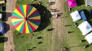 Warwick Folk festival drone video 2024