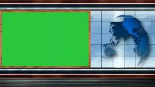 News Broadcasting Green Screen