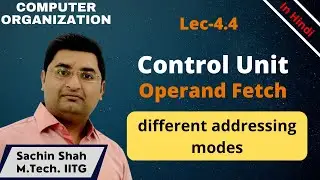 L4.4| Operand fetch in control unit for all addressing modes