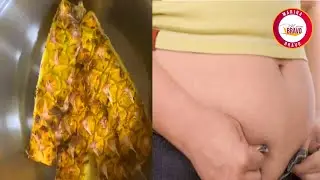 DESHINCHA EL VIENTRE, con cáscaras de piña y canela.