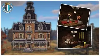 Minecraft : Haunted Second Empire Mansion - Showcase Tour