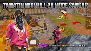 AKHIRNYA MISI KILL 25 NGENDOK SOLO VS SQUAD TAMAT‼️ RAJA NGENDOK MODE AIM MERAH SANGAR