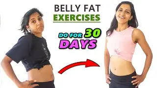 10 Belly Fat Exercises For Beginners | Abs Workout For Women