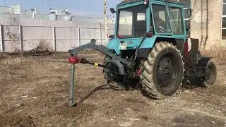 Буровая установка с приводом от ВОМ для МТЗ-82