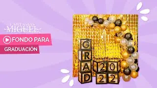 Crea un increíble fondo para fotos de graduación