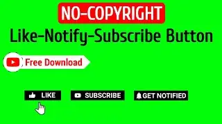No Copyright Green Screen Subscribe Button Animation Free Download Link | Technical Gaurav Pro