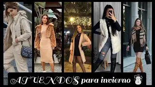ATUENDOS PARA TEMPORADA DE FRÍO/OUTFITS INVIERNO ☃️#ideasdeoutfits #atuendos #moda2024 #outfitsideas