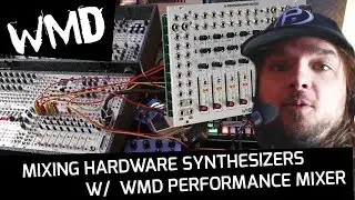 Mixing hardware synthesizers and effects pedals with the WMD Performance Mixer