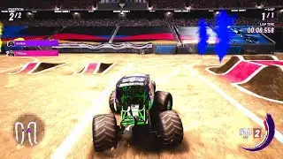 Monster Jam Showdown PS5 Hard Stadium racing
