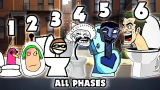 Skibidi Toilet ALL PHASES - Friday Night Funkin' (New Skibidi - Fnf Mod)