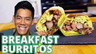 Cook a California Steak Breakfast Burrito Recipe with me #withme