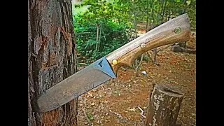 Bear Fighting custom knife: Pt2   INTERFECTOREM BESTIA