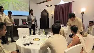 Cultivating taste, cultivating excellence. 🥂 Team wine tasting at Evolve Back Hampi.