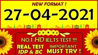 🔥IELTS LISTENING PRACTICE TEST 2021 WITH ANSWERS | 27.04.2021