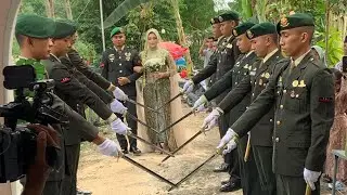 Upacara SANGKUR PORA TNI AD NIKMAA DAN ROHIM