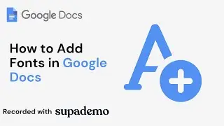 How to Add Fonts in Google Docs
