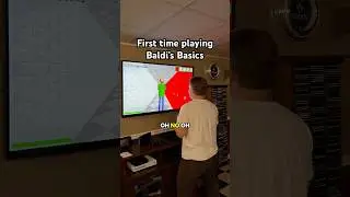 First time playing Baldi’s Basics! 😡📏