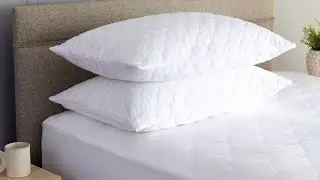 Luxury Quilted Cotton Pillow and Mattress Protectors I Soak&Sleep