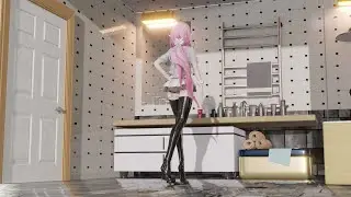 【MMD】BBOOM BBOOM - Elysia platform thigh high boots