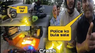 Ns 200 Crash 💥 // Road rage in Dehradun 🤬 // Mr Yadav