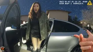 Gen-Z Drives the Officers Crazy After Hit-and-Run Crash | DUI Arrest