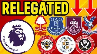 WHICH 3 TEAMS WILL BE RELEGATED FROM THE PREMIER LEAGUE?