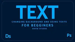 Photoshop tutorial 2021 - changing background and using text