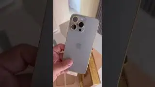 24k Gold Version of iPhone 15 Pro Max What do you think about Guys? #shorts 😍
