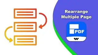 How to rearrange multiple pages in a pdf file in Wondershare PDFelement