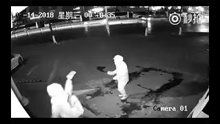 CCTV - 2018 Theif Fail Knockout Brick At Window