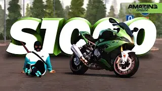 КУПИЛ ОТЛИЧНЫЙ МОТОЦИКЛ BMW S1000 RR В AMAZING RP ONLINE GTA CRMP