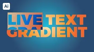 Add a Gradient to Editable Text Illustrator Tutorial