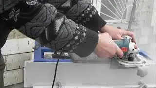 Выборка четверти с помощью приспособления для торцевого пропила AVA DIAM Ава Диам