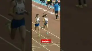 Athletes running from the same country finish together  #athletes #women #running #race