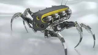Mech Spider - Breakdown (Moi3D - Modeling / Octane - Render / Cinema4D - IK Rigging)