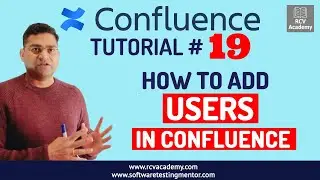 Confluence Tutorial #19 - How to add Users in Confluence