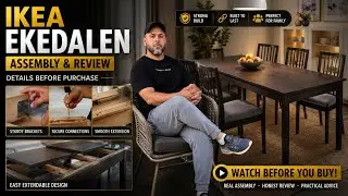 EKEDALEN Extendable table from IKEA Assembly