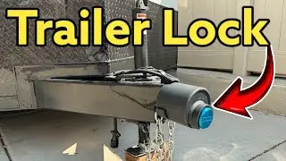 The Best Trailer Coupler Lock!  Proven Industries 2516 Secures The Safety Chains!  Made In The USA!
