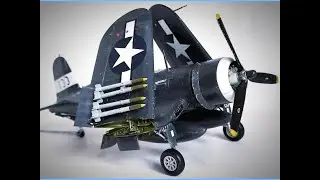 F4U -  Corsair   1/48  whit mototug from TAMIYA