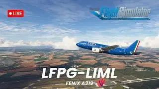 Fenix A319 l LFPG-LIML l Itarrow Ops