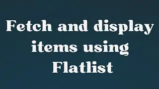 Fetch and display items using FlatList. React-Native Tamil. PART 10