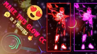 NEON GLOW CC⚡Alight Motion Glow Editing tutorial || Free Fire Video Editing