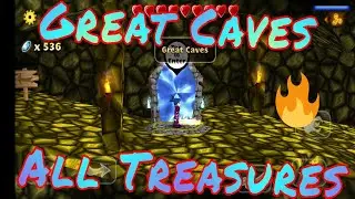 swordigo great caves all treasure